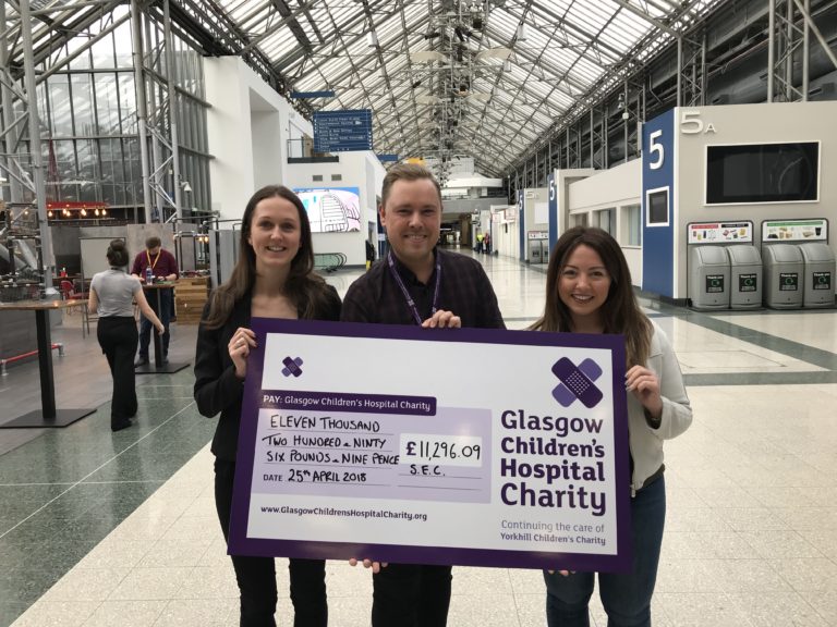 SEC supports charity Glasgow Children's Hospital